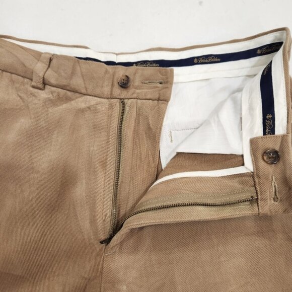 Vintage Brooks Brothers Hudson Corduroy Pants Mens 33x30 Tan Brown Strai… - Picture 5 of 13